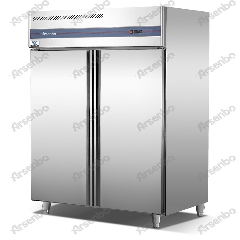 High end upright commercial refrigerator and freezer suitable for GN pans