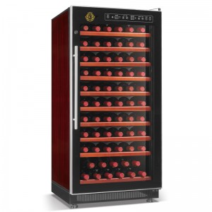 Pretty glory series high efficient compressor wine cooler frost free120W air cooling wine cooler