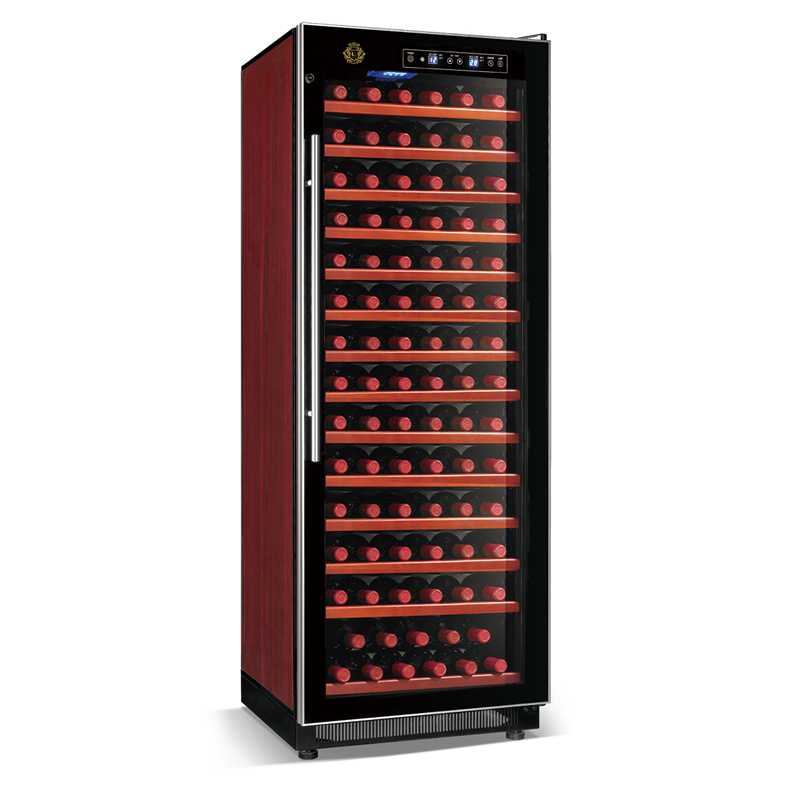 Elegant series high efficient compressor wine cooler frost free 165W direct cooling or air cooling wine cooler