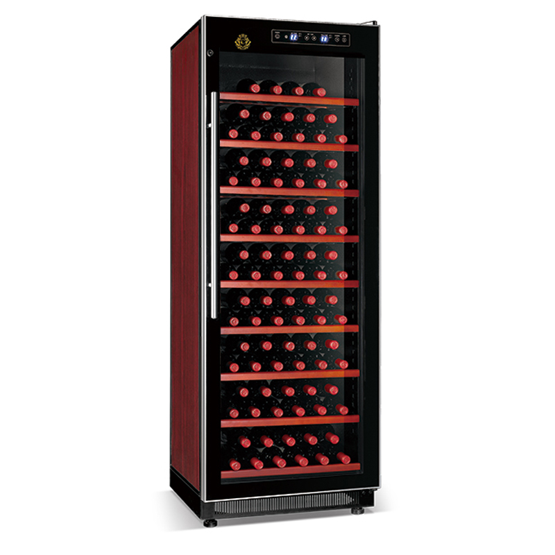 Elegant series high efficient compressor wine cooler frost free 165W direct cooling or air cooling wine cooler