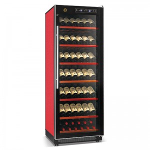 Elegant series high efficient compressor wine cooler frost free 120W direct cooling beverage showcase