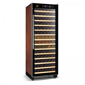 Crown series high efficient compressor wine cooler frost free 175W direct cooling beverage showcase